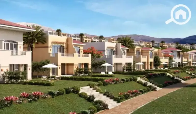 Twinhouse For Sale,2nd Row,Sea View -140m+Garden 120m in Telal sokhna ,Suez