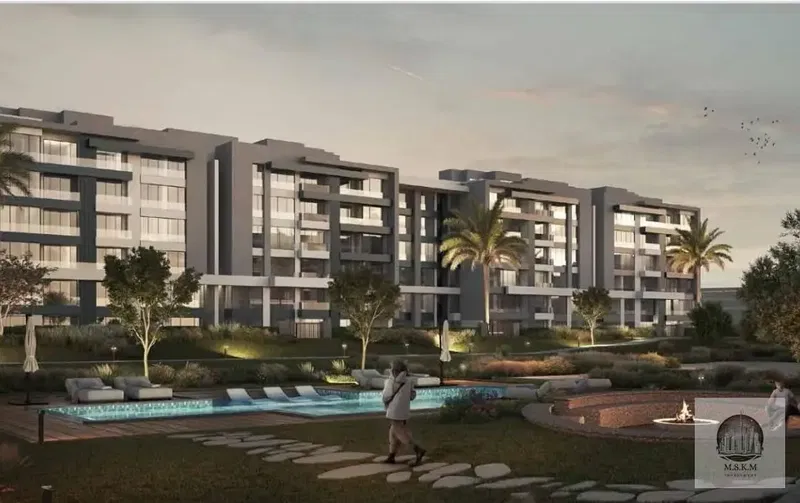 Studio for sale in Avelin North Investors Compound, 85 sq m, 6th floor, elevator, sea view, garden view, near the American University, 2.1 million