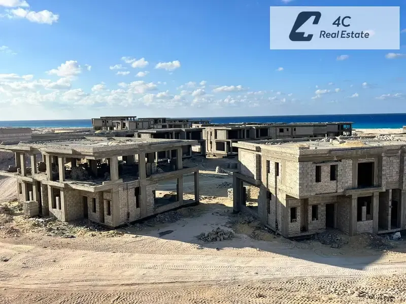 Under market price townhouse middle 184 m for sale fully finished sea view very prime location full sea View & lagoon view in Dose , N