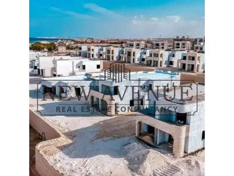 Fully finished Twin house Full sea view second row with good price and very prime location in Masaya Sidi Abdelrahman - North coast