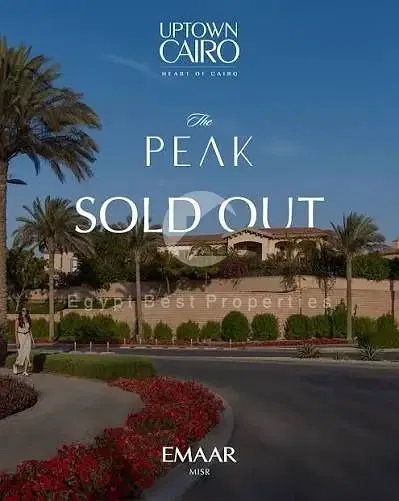 Resale Zero Over Town Villa 310sqm 1 Year Delivery for Sale in Uptown Cairo by Emaar