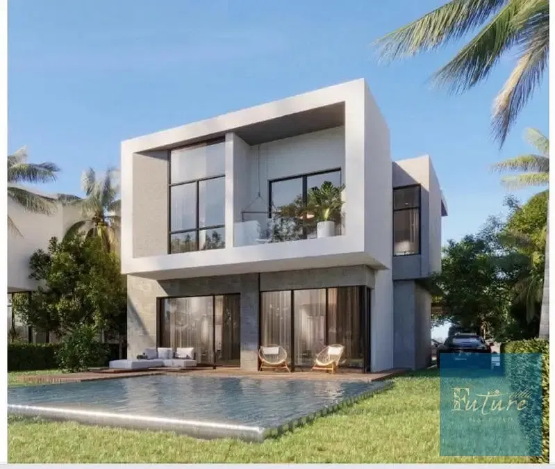 Luxury Ciano Lagoon Twin Villa for Sale or Swap | Direct Lagoon Front | North Facing | Solare by Misr Italia