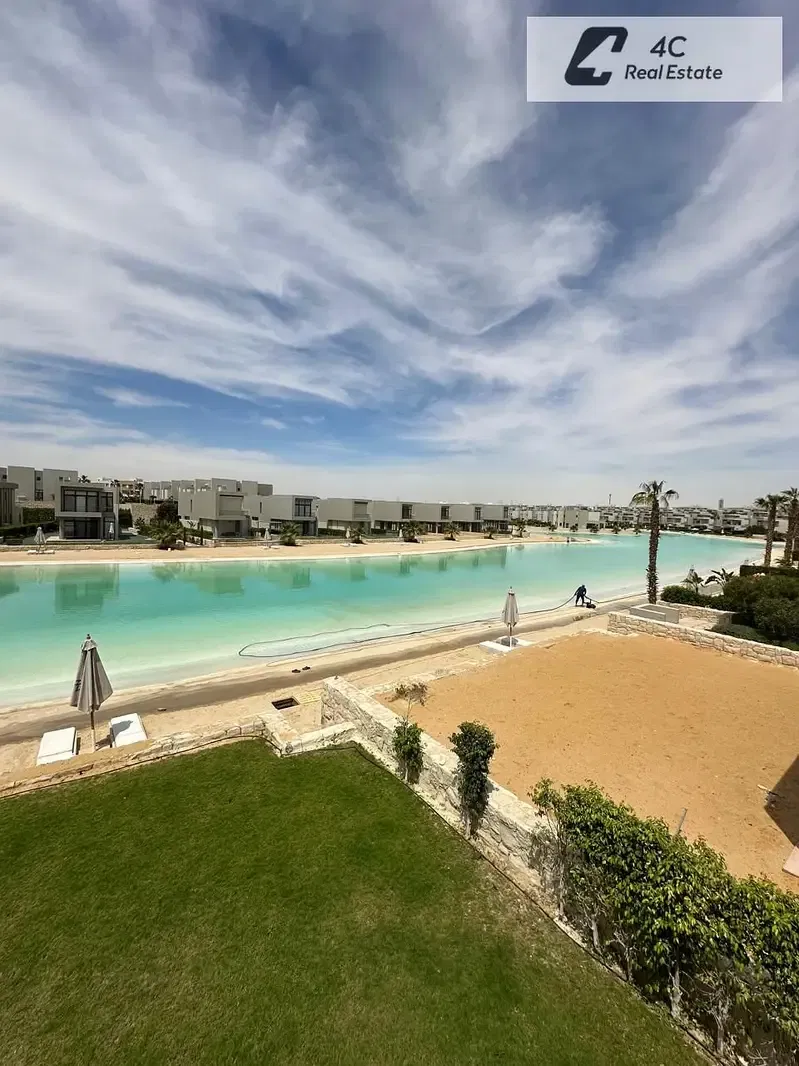 Purchase a fully finished resale chalet at Azha Ain Sokhna—priced below market rates—prime layout and a direct pool view It is ready for viewing
