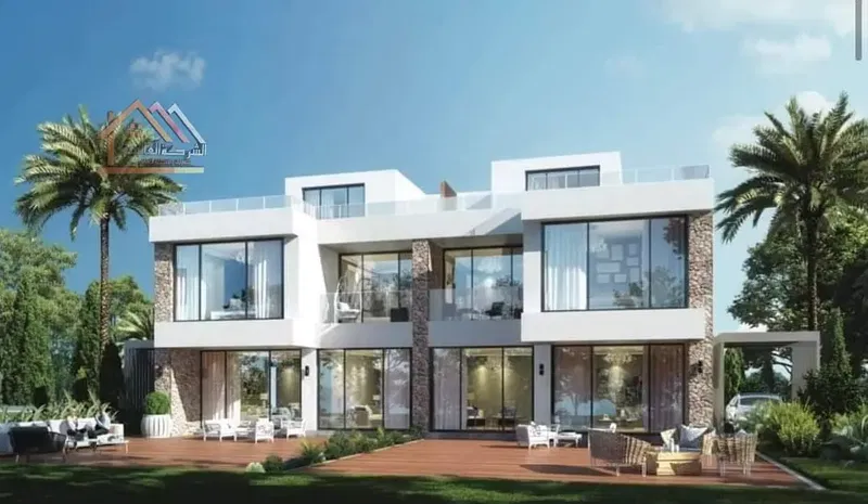 Villa for sale in Noor Townhouse model Q2, North, old reservation, immediate delivery