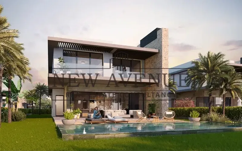 Lagoon View Standalone Villa with garden for Sale in Silver Sands – Silvertown Phase 1-North coast-Installments till 2028