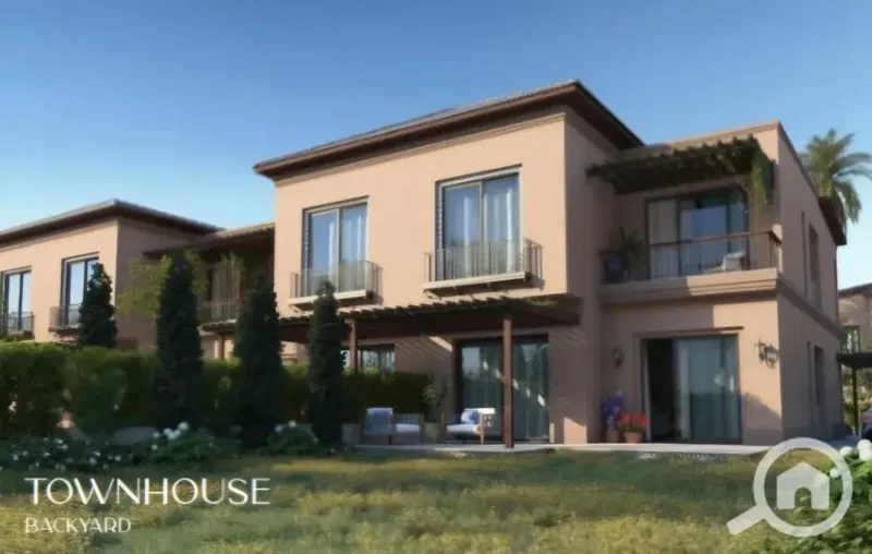 Townhouse for sale in Village West compound; near-term handover, available at a very attractive price with remaining installments to be paid.