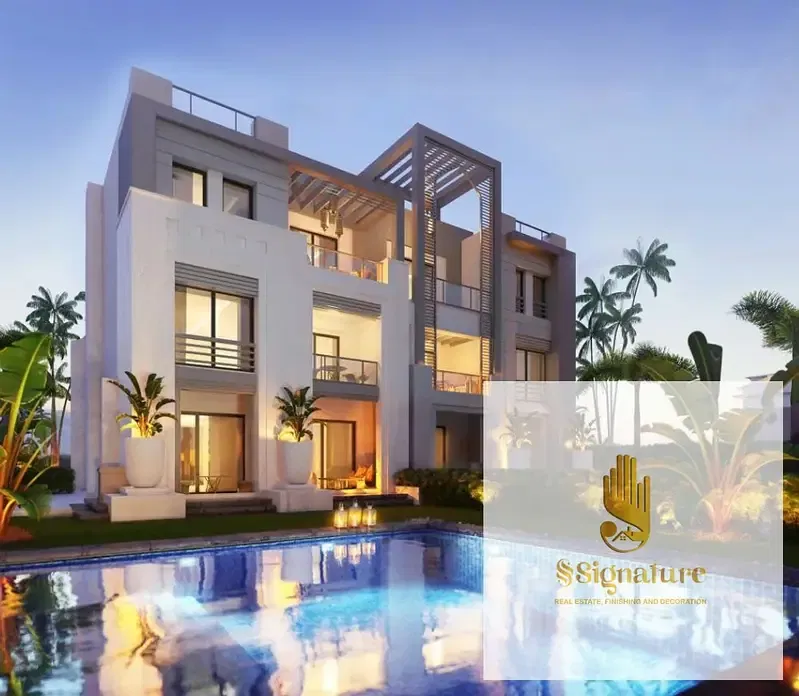 For sale at a special price for a quick sale: Penthouse with internal staircase leading to the swimming pool in Gaya, Ras El Hekma, North Coast