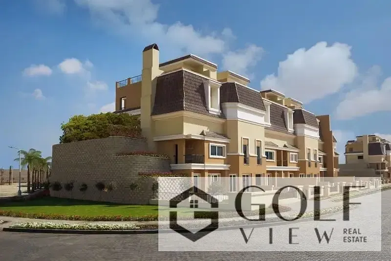 For sale, a villa Z Corner 175m with a garden of 56m and a roof of 42m, in a prime location in the Sarai project in Madinaty, Mostakbal City - Fifth Settlement - by Madinaty Company.