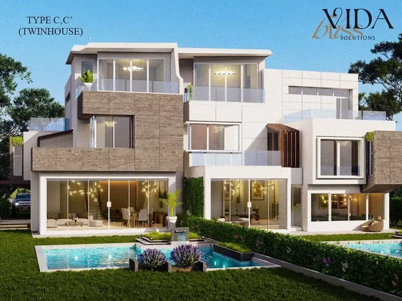 360 m² Villa for Sale in BLISS Compound – New Sheikh Zayed, with a prime location in Green Belt (Basin 3) and immediate delivery.