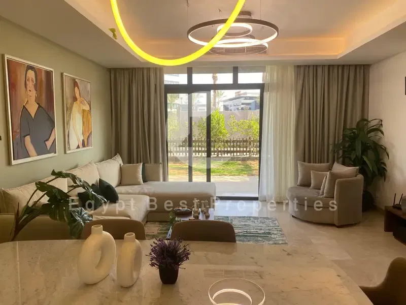 HOT DEAL CFC Furnished Apartment 157m+ Garden 170m for sale in Cairo Festival City Resale Installments