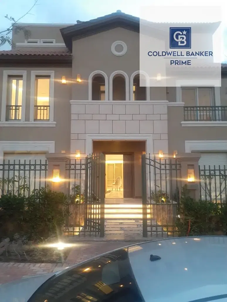 A luxurious, fully finished, 540 sq m detached villa ready for immediate occupancy in the prime location of La Vista City – New Capital – New Administ