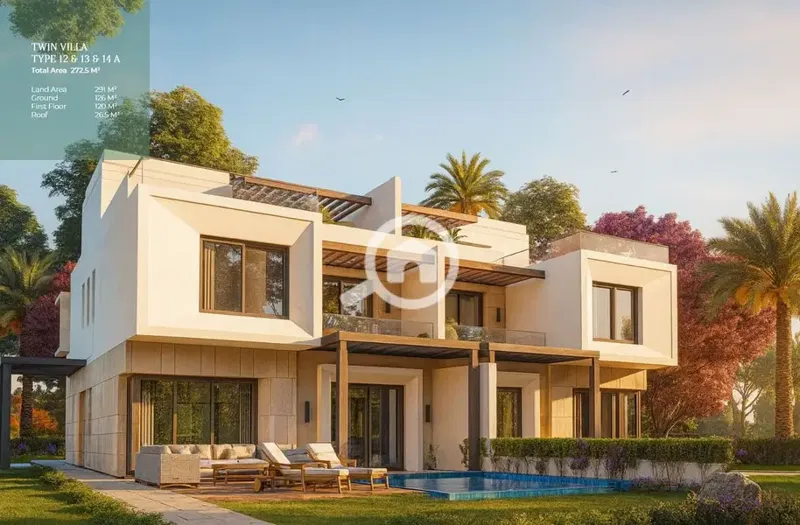 Town House 220 Sqm For Sale V Town New Zayed 10% Down payment 8 Years Equal Installments