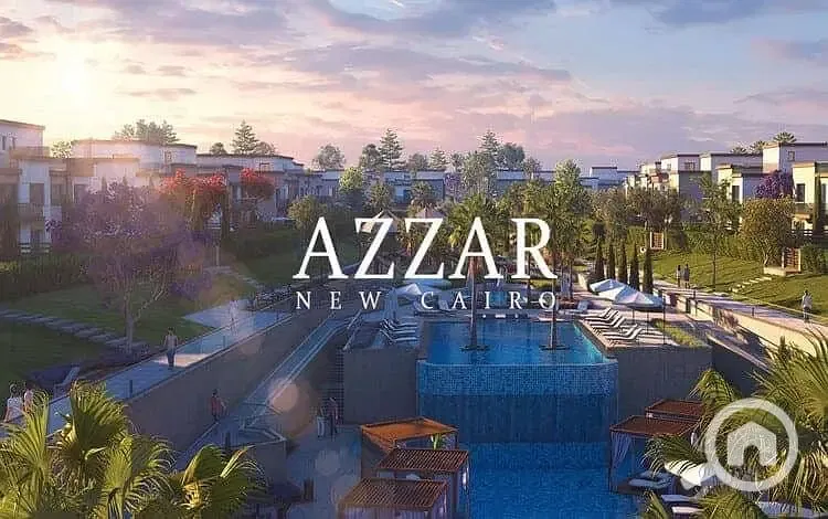 townhouse with distinctively designed for sale in Azzar Compound an exceptional deal located near Al Ahly Club in New Cairo