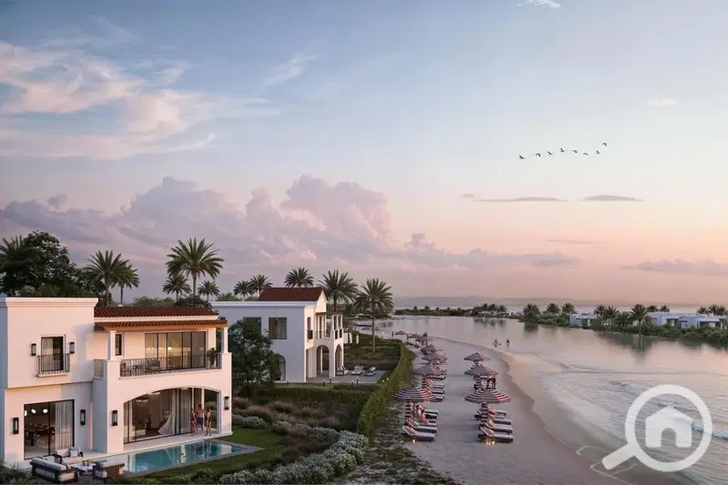 Lowest Price – Townhouse with Lagoon View for sale with installments in Marassi Red, Emaar, Soma Bay, Red Sea . . . . . . . . . .