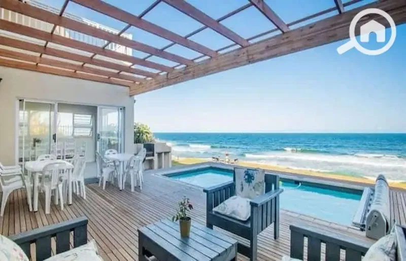 Fully finished chalet for sale with a direct sea front view in Safia - Ras El Hekma, North Coast. Prime location close to Sea View and Zoya villages.