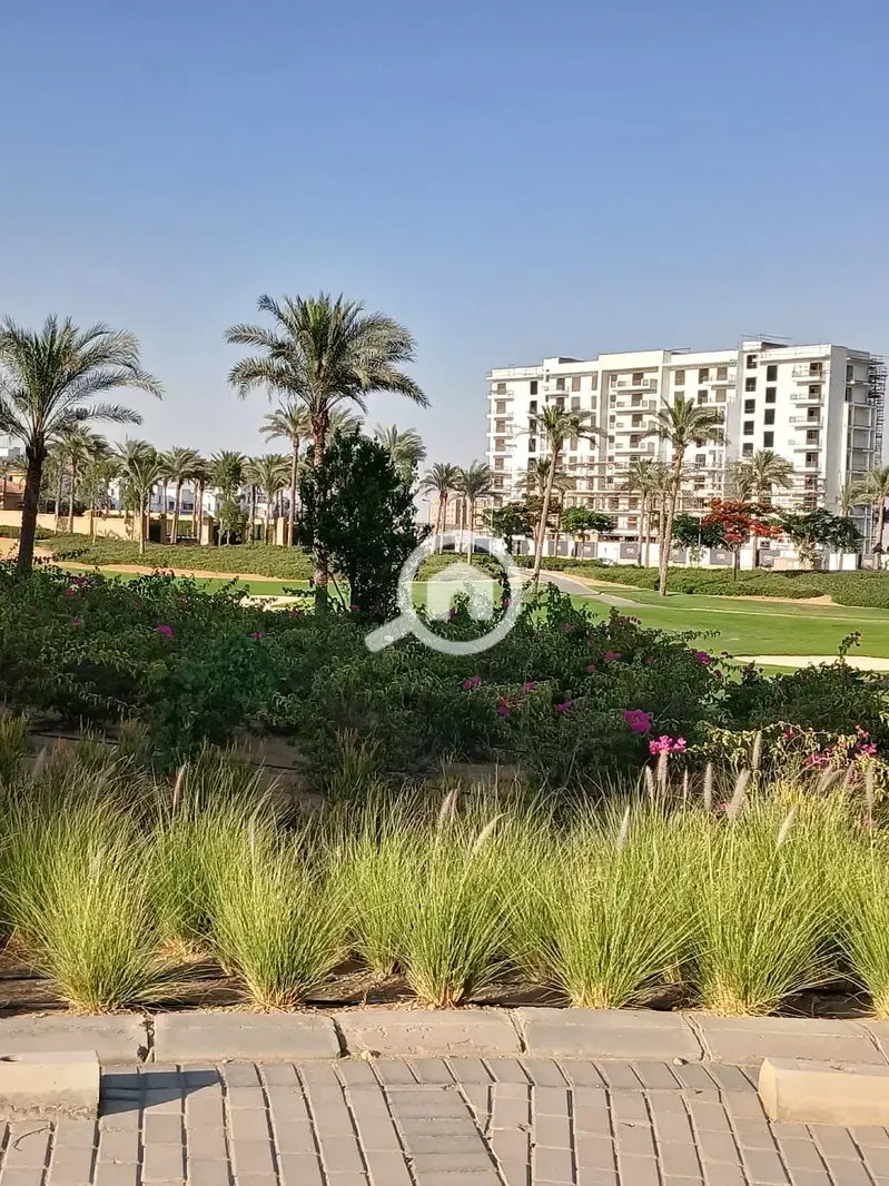 Golf & Pool View Fully Finished with Kitchen, AC's & Shutters Penthouse for sale in Uptown Cairo by Emaar