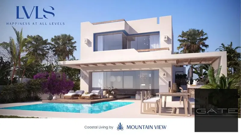 Townhouse for sale on the third terrace in a prime location near the sea at Mountain View Levels, North Coast.