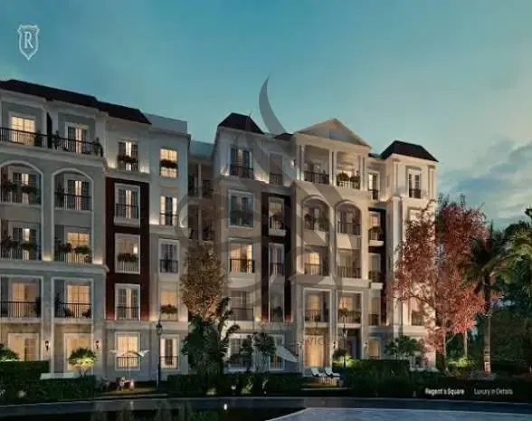 apartment fully finished for sale in Regent’s Square new cairo prime location under market price with down payment and installment