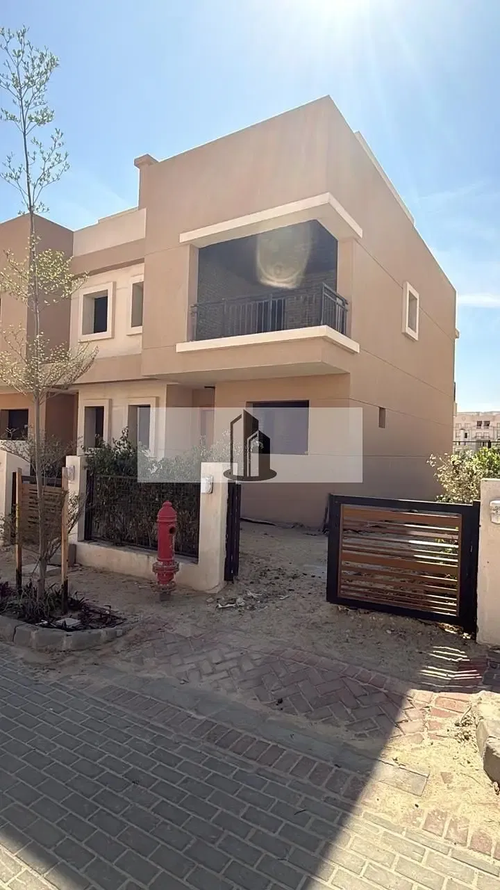 ready to move of a twin house with convenient installments in Taj City, within the Taj Ville phase.