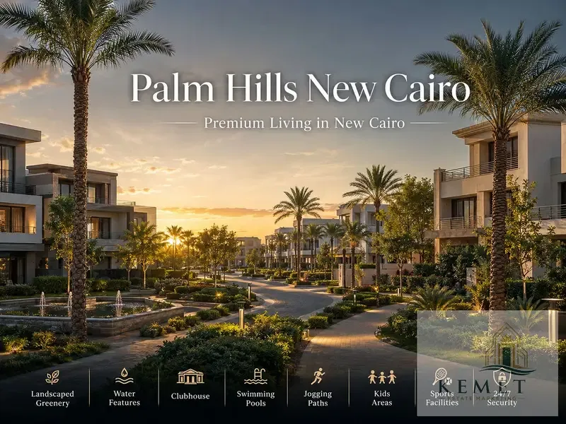 Twin House for Sale in Palm Hills New Cairo | 268 SQM + Penthouse | Ready to Move | North-East Facing | Landscape View | Phase 4