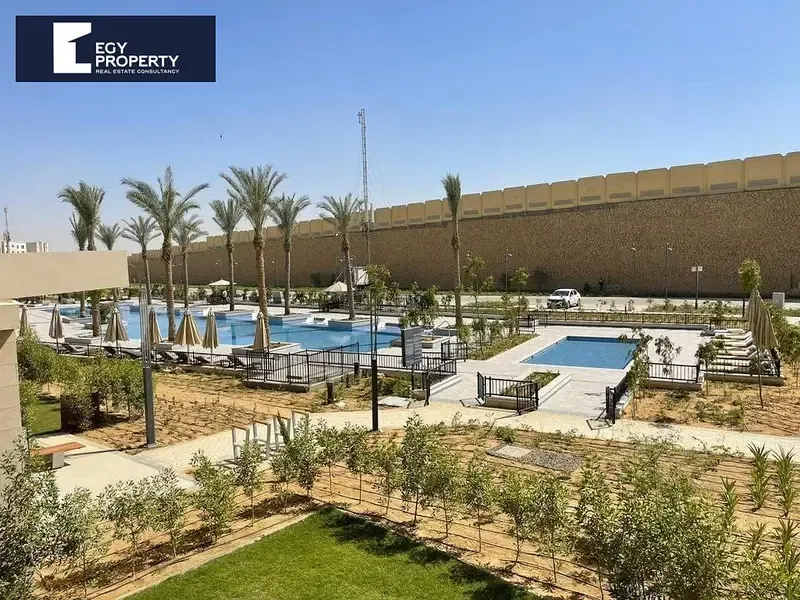 Fully Finished Pool View Duplex For Sale with installments in Uptown Cairo - Mokattam
