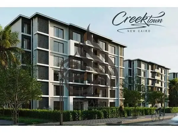 duplex with garden for sale in creek town new cairo prime location under market price with down payment and installment
