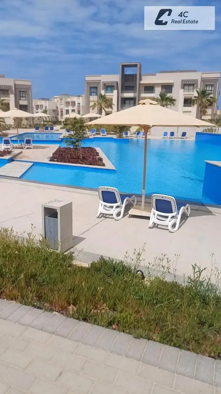 Lowest DP & Installments total price penthouse for sale 2 bdr ultra super lux finishing prime location direct lagoon view in Gaia Al Ahly Sabbour