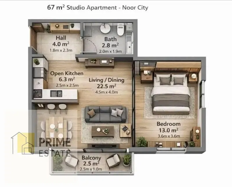 **Great Opportunity | Studio for Sale in Noor City | Lowest Down Payment | 2023 Reservation | Directly Next to the Services Area