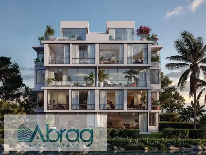 For sale: Corner townhouse villa, 210 sq m, with landscape view and swimming pool, fully finished, at launch price with payment facilities, in Zomra C