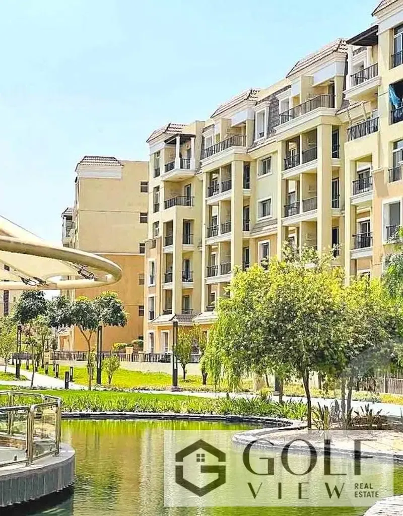 For sale and for investors: a ground-floor studio apartment with a 60-meter garden and a 40-meter garden, located on a corner lot in Saray City, the I