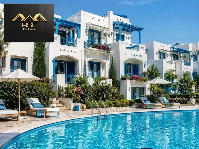 Lowest price for a ground floor chalet with a garden for sale in Mountain View Ras El Hikma - North Coast - Very prime location - amazing pool view