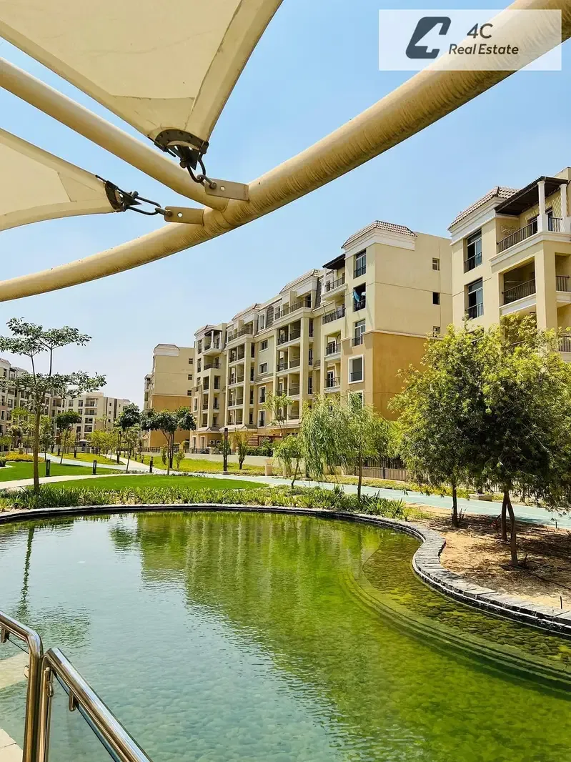 Duplex ready to move with down payment resale below developer price by EGP 4 million in Sarai Sheya New Cairo near Madinaty for sale