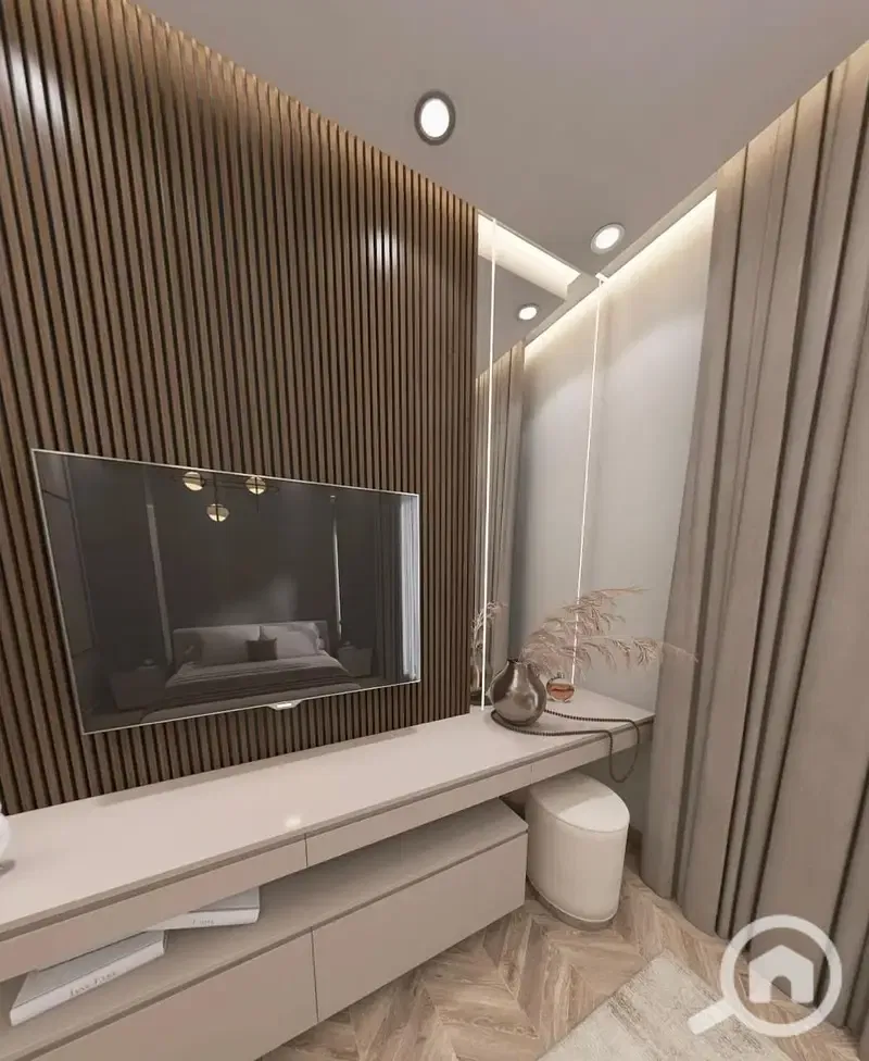 Fully finished ground floor apartment with a garden for sale in Shorouk City (El Jar), near Heliopolis Sports Club and El Shorouk Club Landscape view