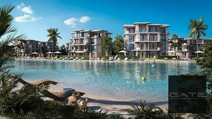 For sale, a 75m chalet on the ground floor with a garden in Safiya Ras El Hikma, North Coast | Resale, delivery in two years with a down payment of 2.7 and completion of installments.