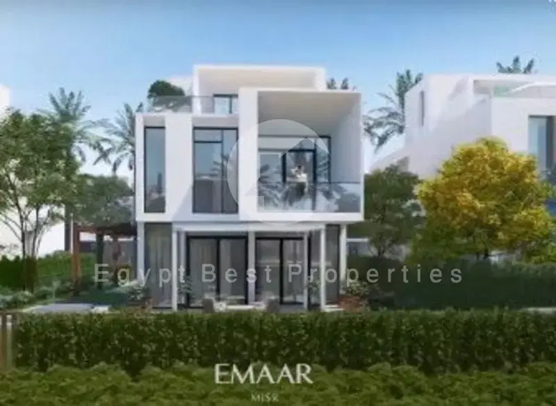 Lake View Villa in Cairo Gate - Emaar, Ready to Move, Installments