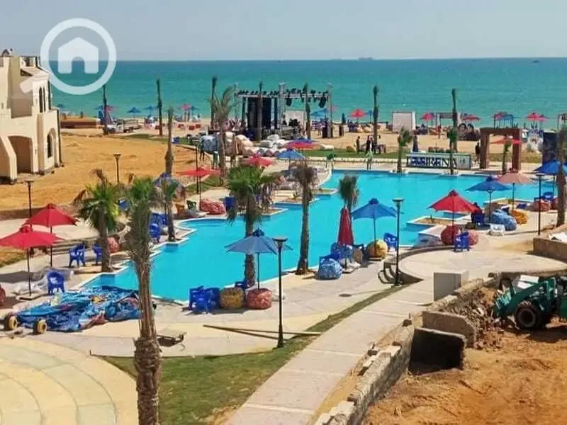 65-square-meter chalet for sale at La Sirena Palm Beach; located on the second floor with a roof terrace, in the first building facing the sea.