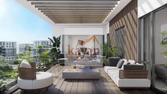 Duplex for Sale with Direct Lake Views in Hyde Park, New Cairo | Garden Residence