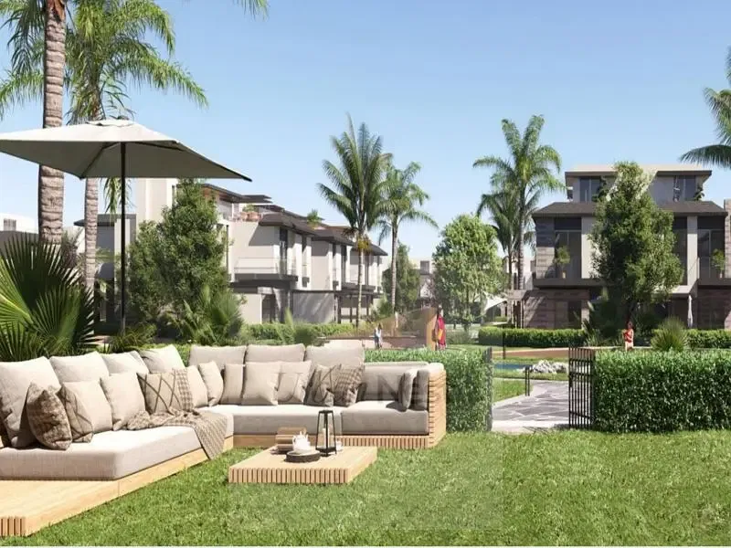 Garden Villa for sale at Telal East , New Cairo , Core&shell
