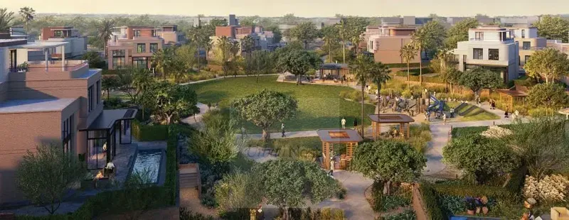 2 Bedrooms Apartment for sale at Crescent Walk , 6th Settlement , Fully Finished , New Cairo