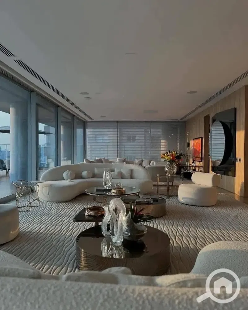 Apartment for sale in Azad, featuring a prime north-facing view. It is located directly behind the American University in Cairo (AUC), close to North