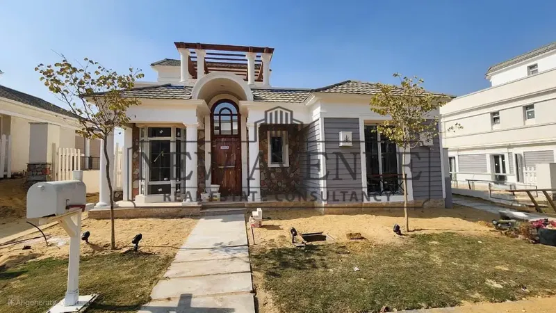 one-story Standalone villa in Mountain View 3 located in a prime area within the compound, ready to move - New cairo