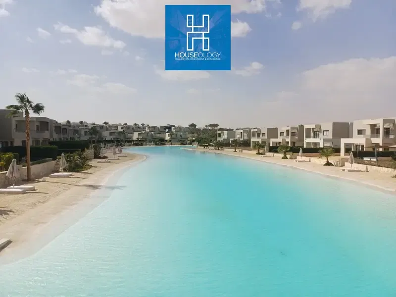 Standalone Resale Villa, first row, lagoon, immediate delivery for sale in Azha North Coast