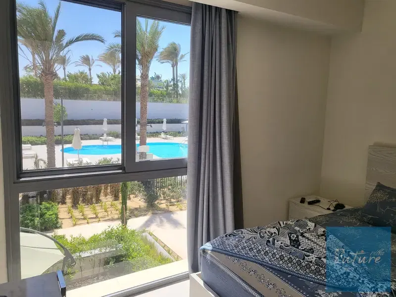 Marassi Leya | Fully Furnished 1 Bedroom Chalet | Pool & Aqua View | Ready to Move | Developed by Emaar Misr