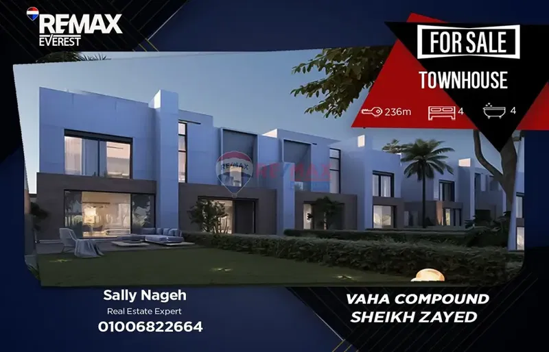 Corner townhouse in Vaha -New Zayed-Prime Location