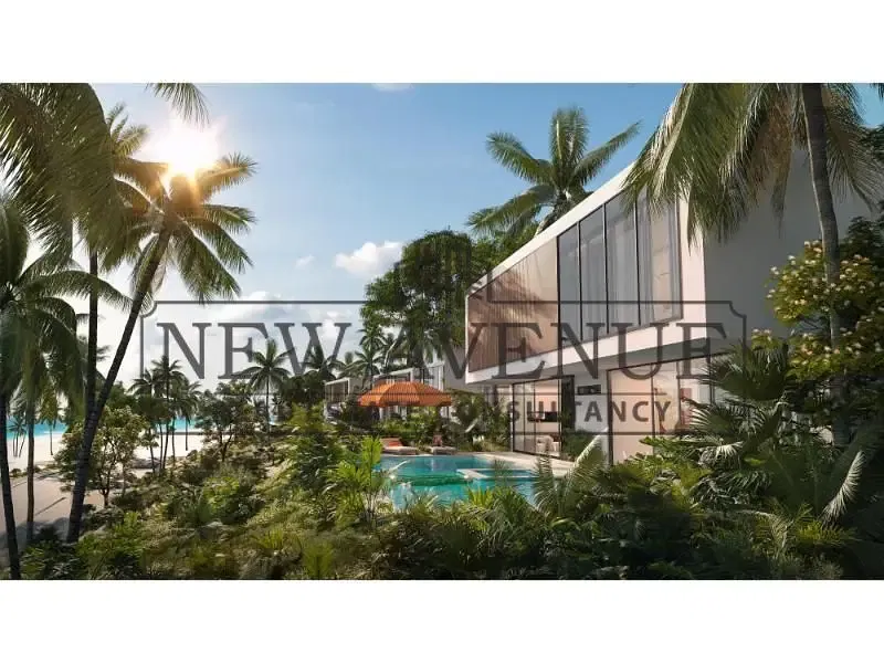 Chalet 239 meter direct lagoon next to club And Down town At Saada Sahel delivery 2028 lowest price in market