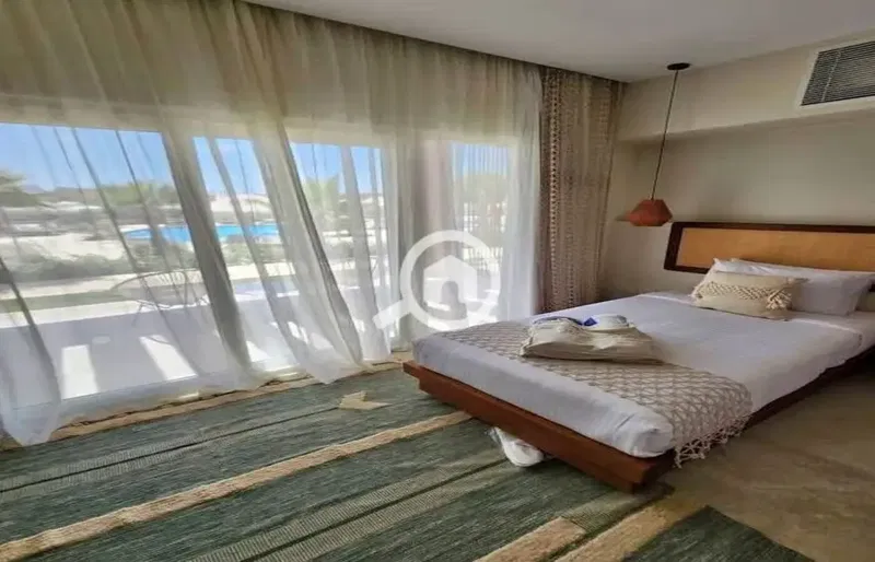 A fully finished ground floor chalet with a private garden for sale in Lagoons Alamein. The project enjoys a prime location right next to the Heritage