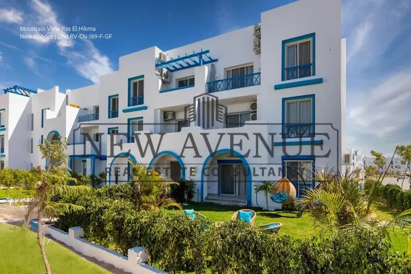 Semi Finished Town House for Sale in mountain view ras el hekma skala Phase North Coast delivery 6 months with installments