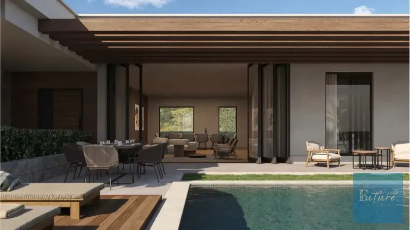 Villa for Sale in Direction White – Second Row from the Sea, Private Swimming Pool, 6 Bedrooms, 6 Bathrooms.