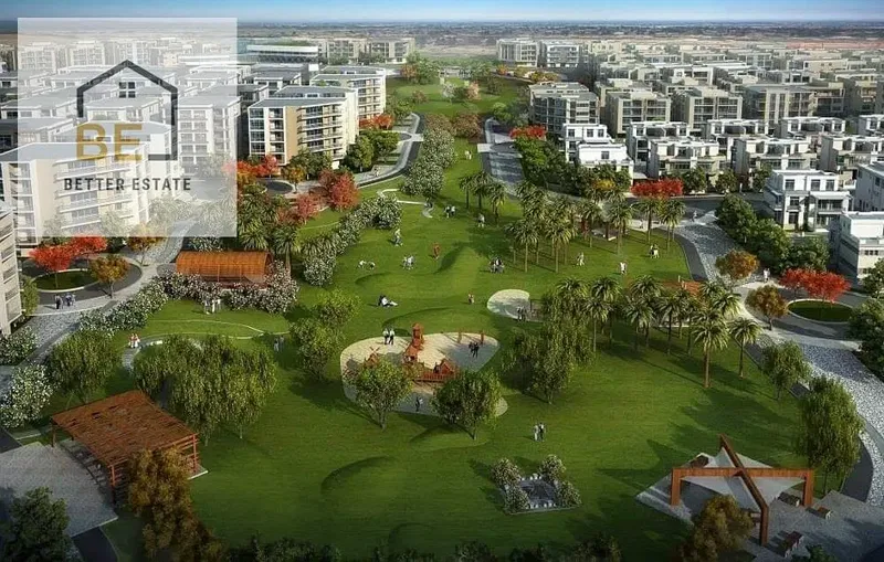Ground floor apartment with garden for sale in Orgami Taj City, Madinat Misr Company