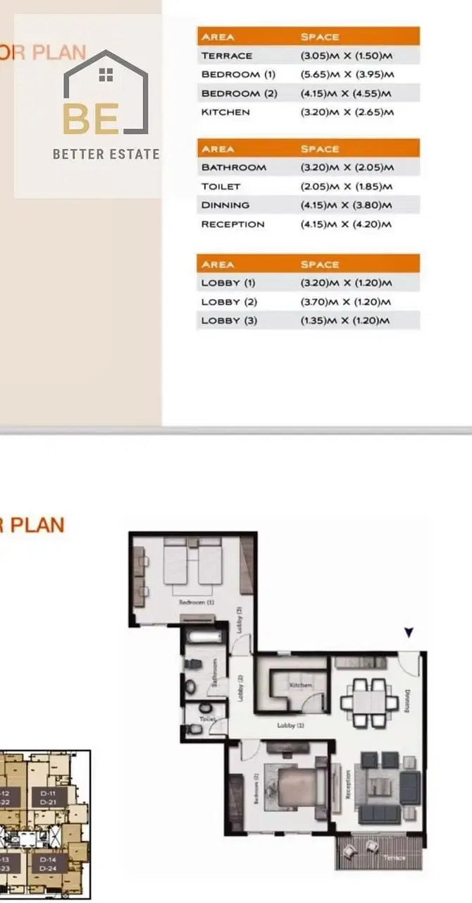 Apartment for sale in Galleria Compound, Fifth Settlement, with installments and immediate delivery.